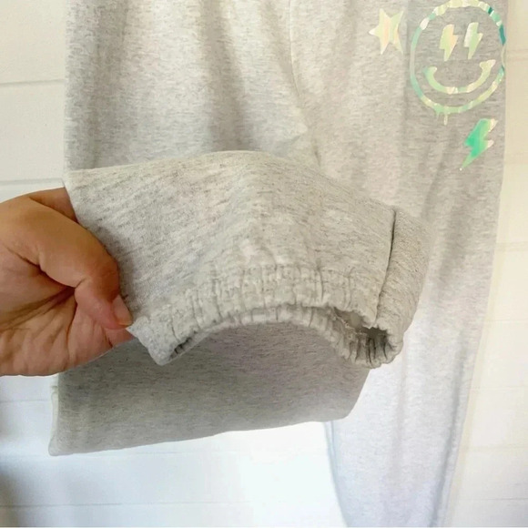 Women’s Gray High Waist Fleece Sweatpants Size 2XL - Picture 6 of 7